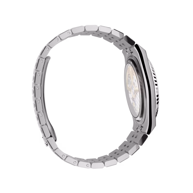 Rolex Land-Dweller 40 M127334-0001 Oystersteel White Dial Honeycomb Pattern Watch - Image 5