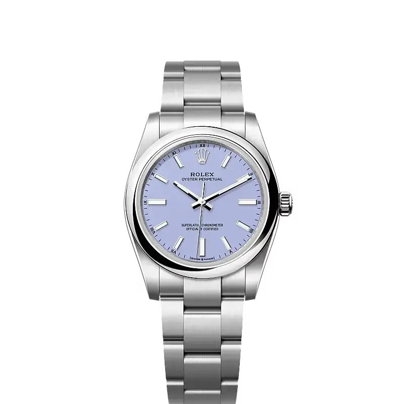 Oyster Perpetual 34 Oyster, 34 mm, Oystersteel Ref. 124200-0008