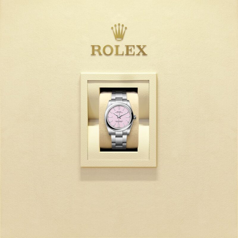 Oyster Perpetual 34 Oyster, 34 mm, Oystersteel Ref. 124200-0009 - Image 2