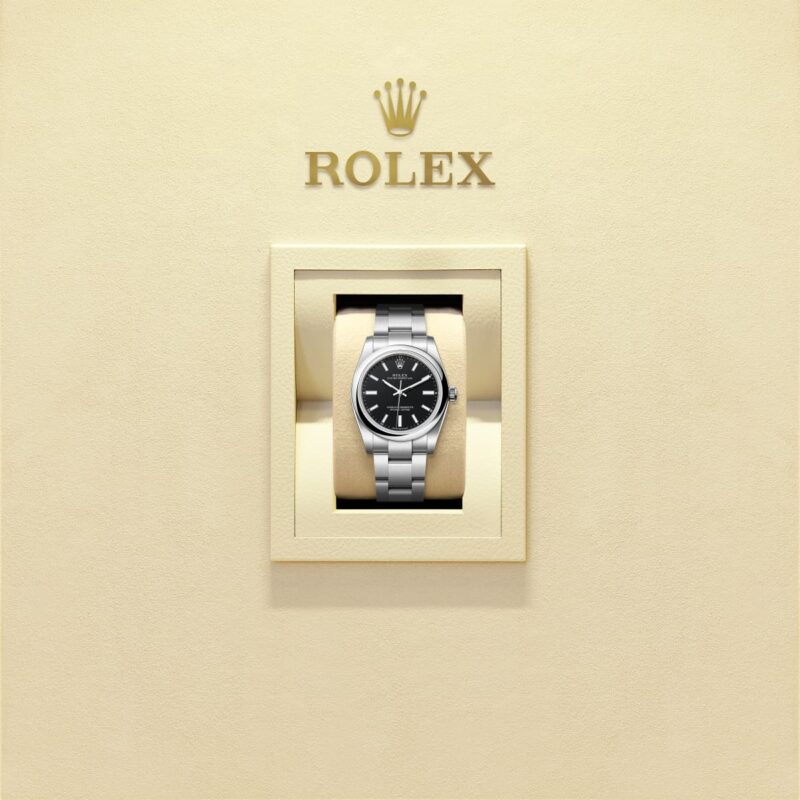 Oyster Perpetual 34 Oyster, 34 mm, Oystersteel Ref. 124200-0010 - Image 2