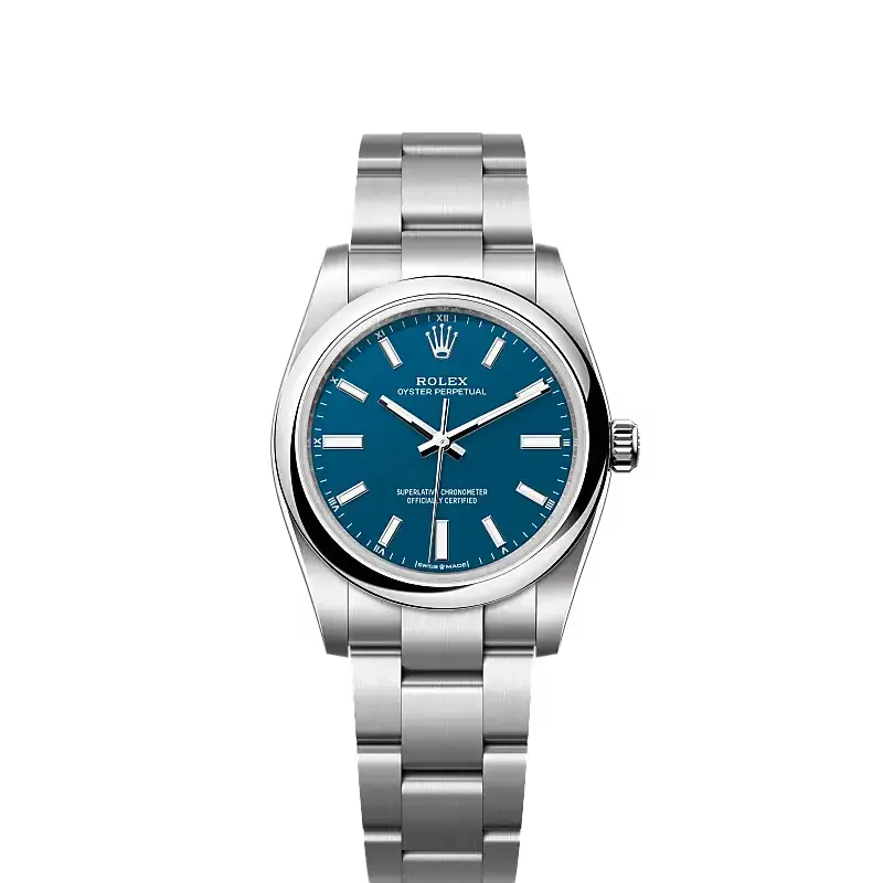 Oyster Perpetual 34 Oyster, 34 mm, Oystersteel Ref. 124200-0011