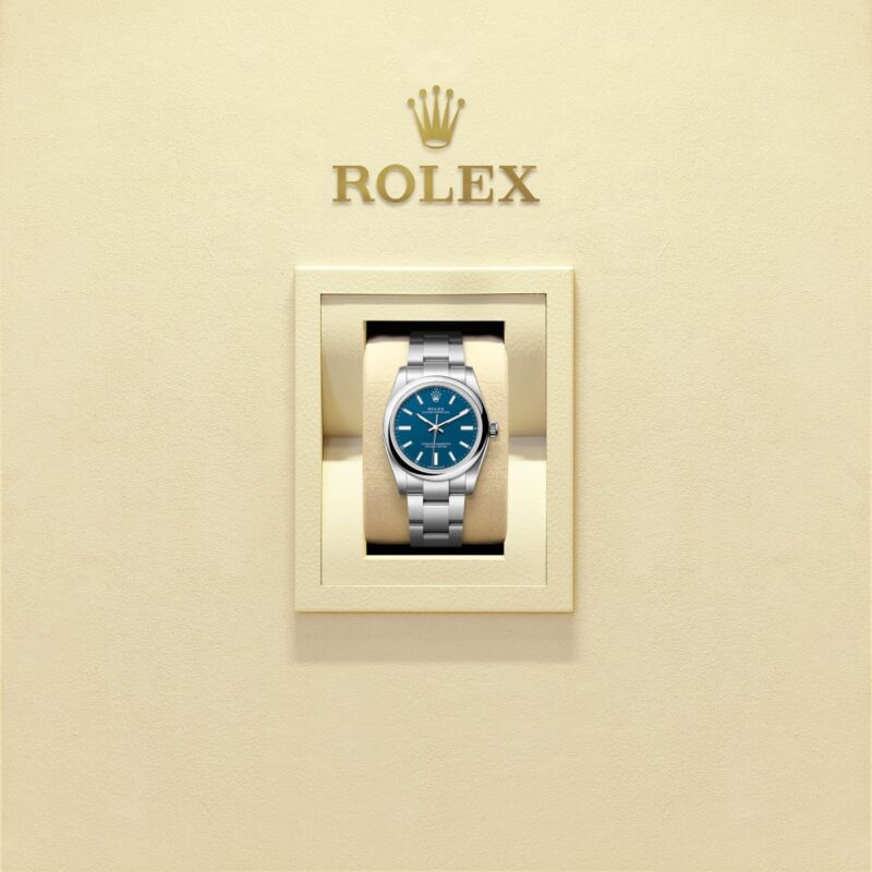 Oyster Perpetual 34 Oyster, 34 mm, Oystersteel Ref. 124200-0011 - Image 2