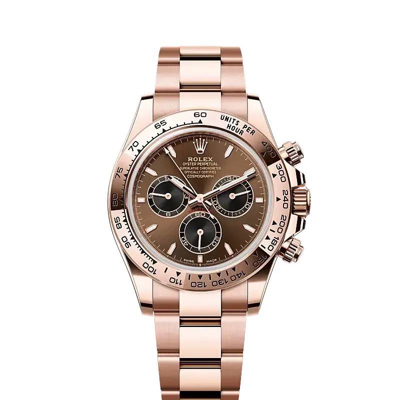 Rolex Cosmograph Daytona Oyster, 40 mm, Everose gold Ref.126505 - Chocolate Dial Daytonas