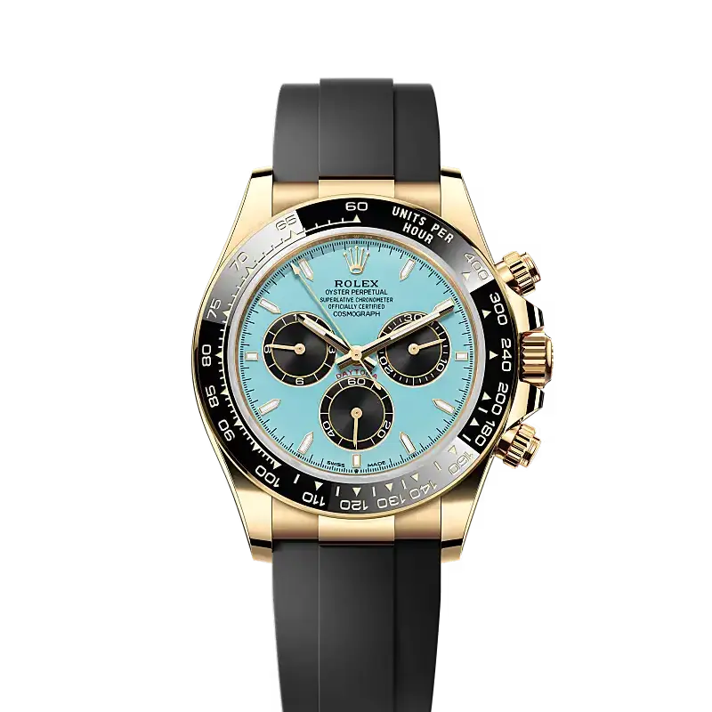 Rolex Cosmograph Daytona Oyster, 40 mm, Yellow Gold Ref.126518LN - Yellow Gold “Tiffany‑Blue”