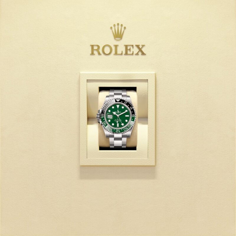 Rolex GMT-Master II Oyster, 40 mm, white gold Ref.126729VTNR - White Gold “Sprite‑Hulk” - Image 2