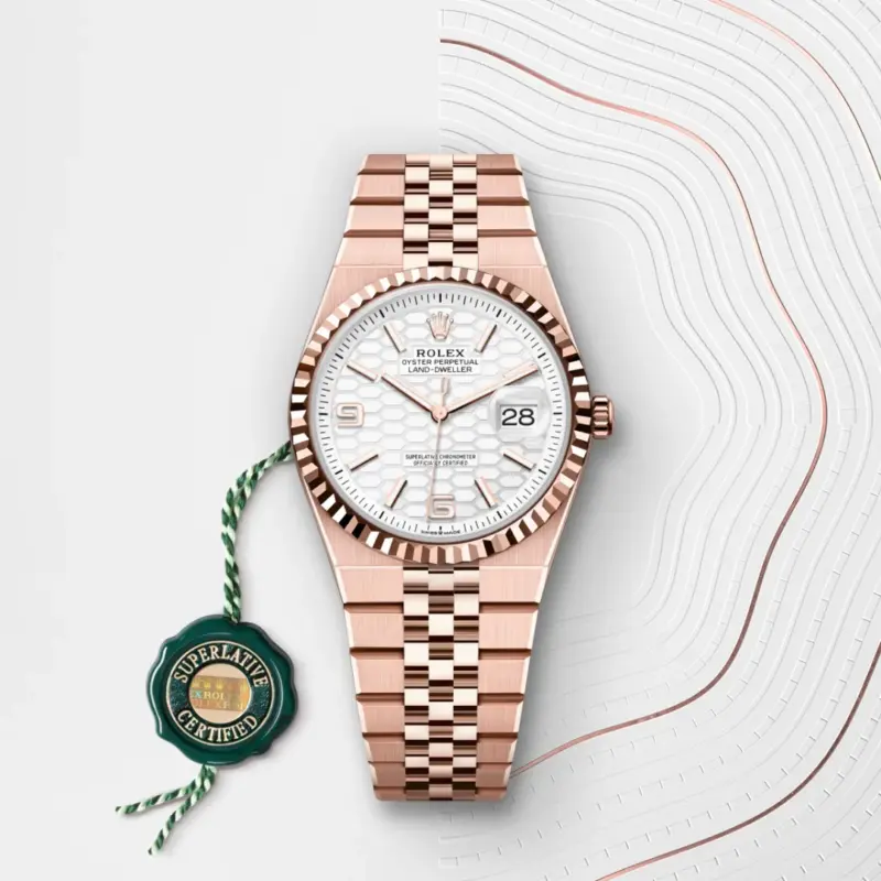 Rolex Land-Dweller 36mm 18 kt Everose gold M127235-0001 - Image 3
