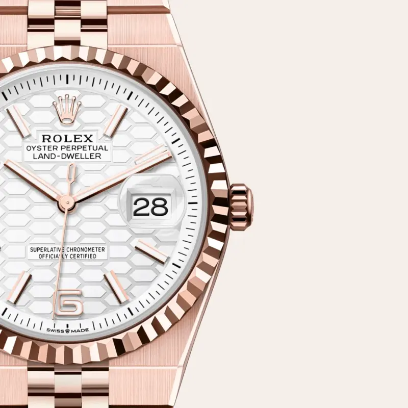 Rolex Land-Dweller 36mm 18 kt Everose gold M127235-0001 - Image 4