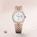 Rolex Land-Dweller 36mm Everose gold and diamonds M127285TBR-0002