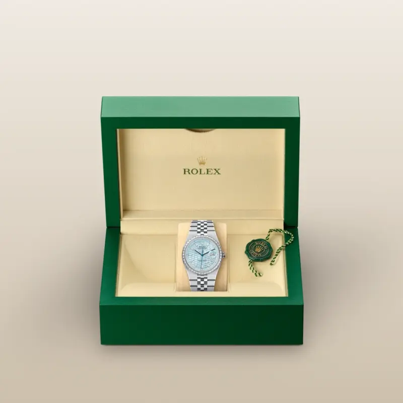 Rolex Land-Dweller 36mm Platinum and Diamonds M127286TBR-0001 - Image 2