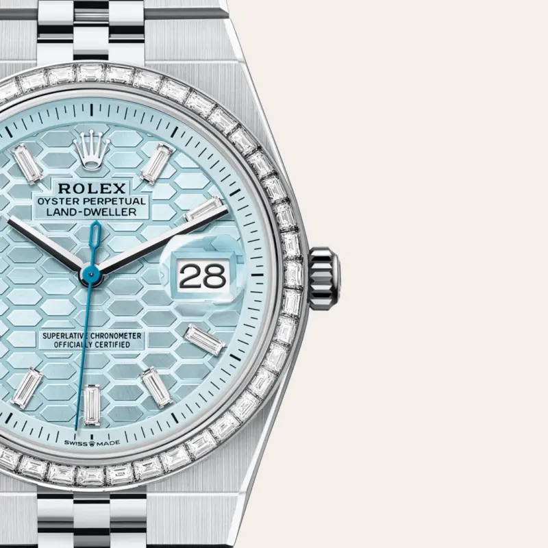Rolex Land-Dweller 36mm Platinum and Diamonds M127286TBR-0001 - Image 4