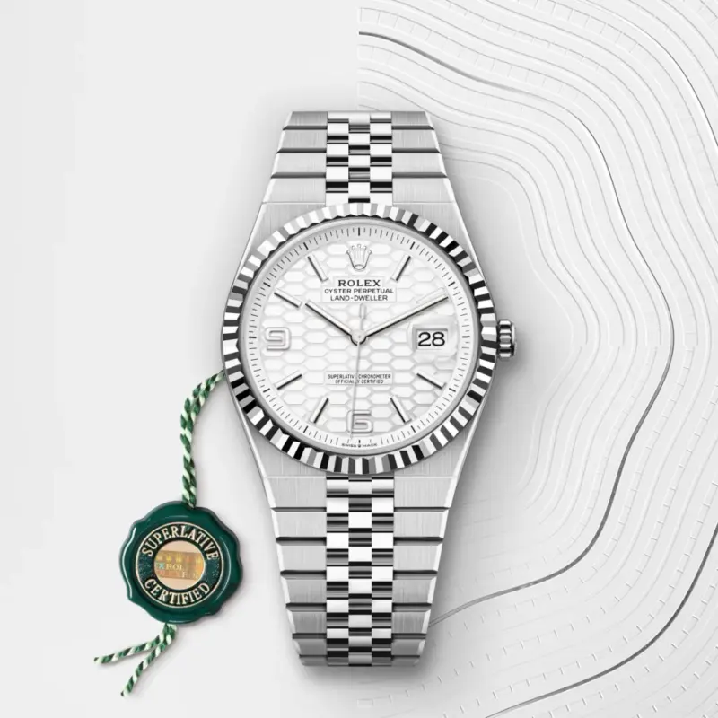 Rolex Land-Dweller 40mm Oystersteel and white gold, M127334-0001 - Image 3