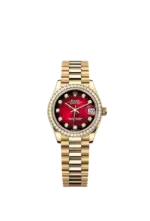 Rolex Datejust 31 Oyster, 31 mm, Yellow Gold and Diamonds Ref.278288RBR