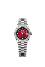 Rolex Datejust 31 Oyster, 31 mm, White Gold and Diamonds Ref.278289RBR