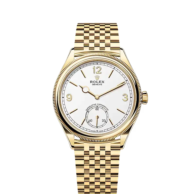 Rolex 1908 39 mm, 18 ct yellow gold, polished finish Re.52508