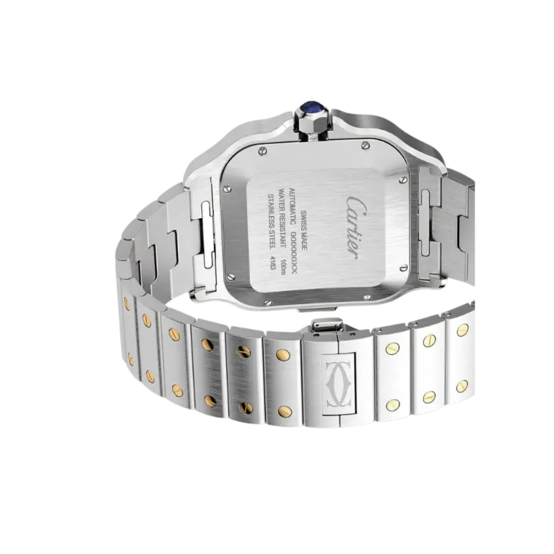 Santos de Cartier XL Chronograph Steel/Gold - Image 3