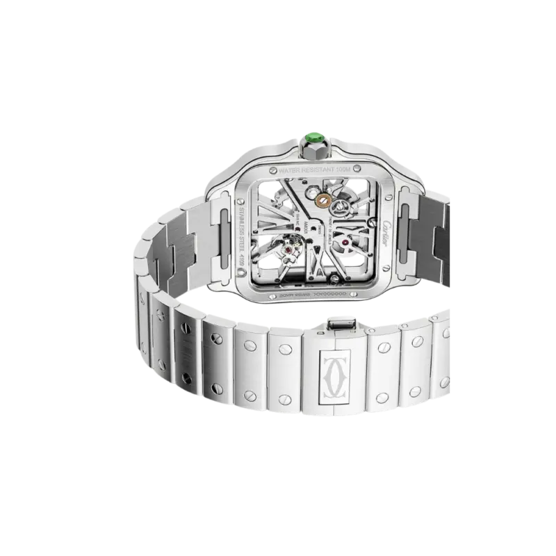 Santos de Cartier Large Skeleton/Green - Image 3
