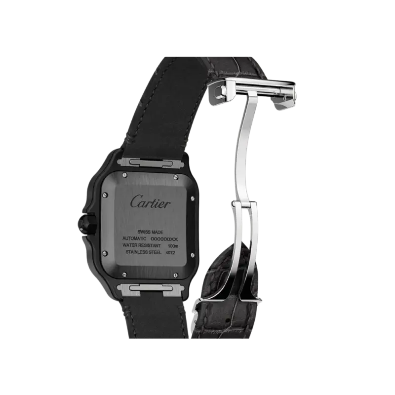 Santos de Cartier Large ADLC Black - Image 3
