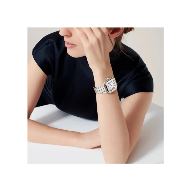 Santos de Cartier Medium Bracelet/Strap Watch - Image 5