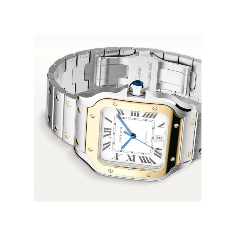Santos de Cartier Large Bracelet/Strap Watch - Image 3