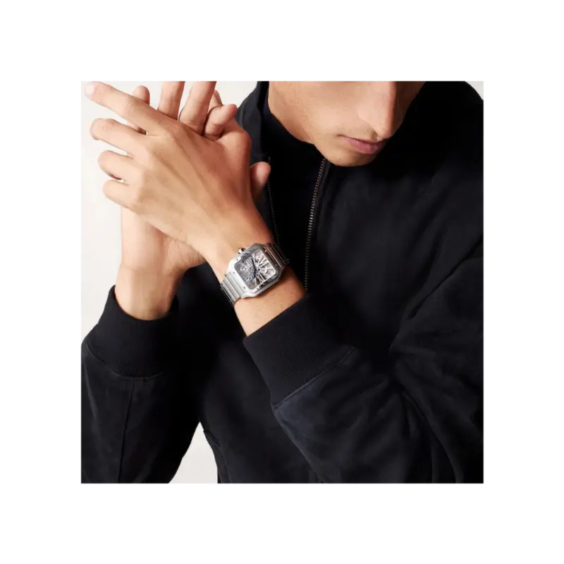 Santos de Cartier Large Bracelet/Strap Watch - Image 5