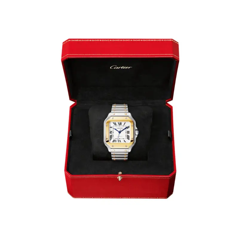 Santos de Cartier Medium Bracelet/Strap Watch - Image 7