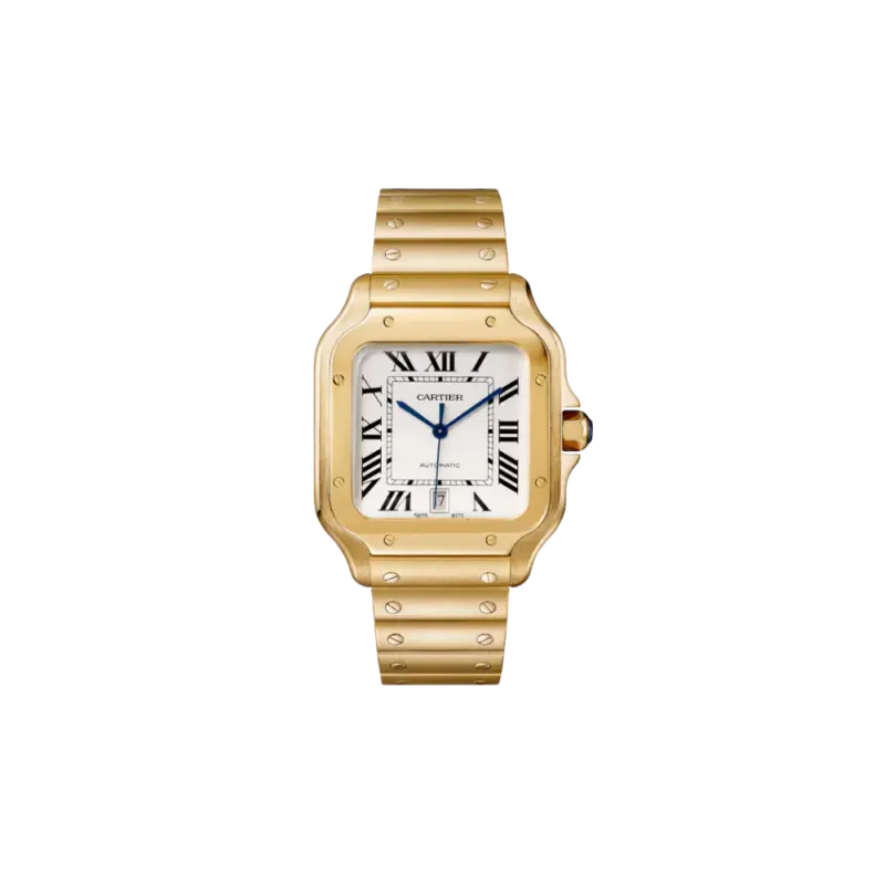 Santos de Cartier Large Yellow Gold – Brown Dial