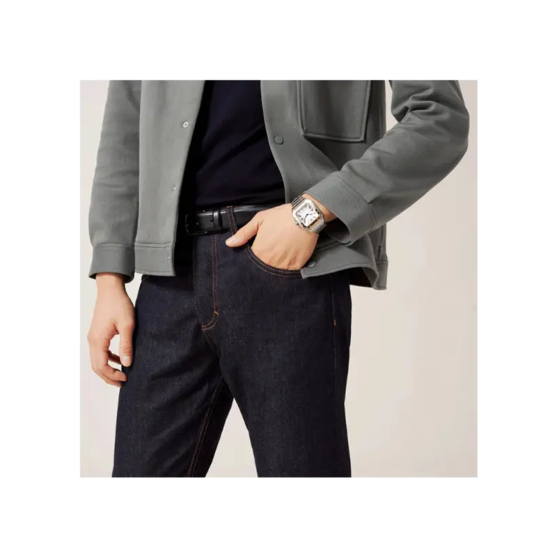Santos de Cartier Large Bracelet/Strap Watch - Image 5