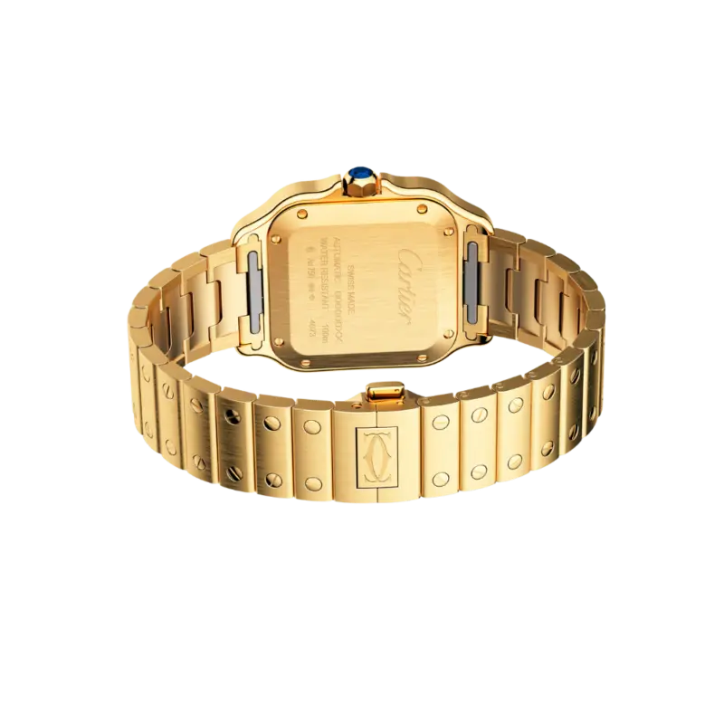 Santos de Cartier Large Yellow Gold – Brown Dial - Image 4