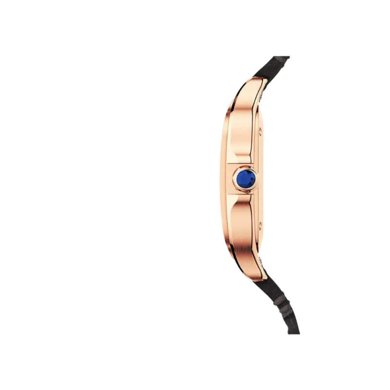 Santos de Cartier Medium Automatic Gold Watch - Image 4