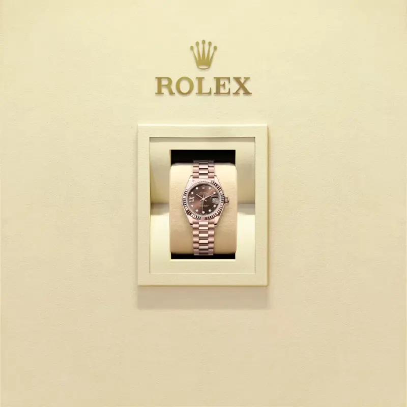 Rolex Lady-Datejust Everose Gold Ref#279175-0002 - Image 8